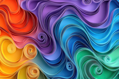 Colorful Waves Background Wallpaper Product Image 1