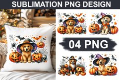 Halloween Dog - Pillow Sublimation PNG Design Product Image 1