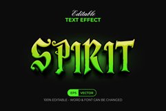 Spirit Text Effect Green Style Product Image 1