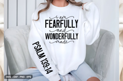 I Am Fearfully And - Christian Sleeve T-Shirt Design Product Image 3