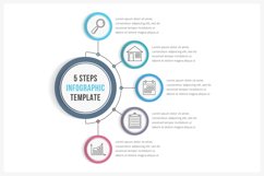 Infographic Template with 5 Steps Product Image 1