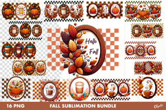 Trendy Fall Sublimation Bundle. Autumn Tshirt Sublimation Product Image 1