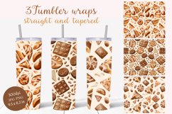 Watercolor chocolate sublimation designs bundle Product Image 5