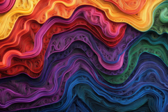 Colorful Waves Background Wallpaper Product Image 1
