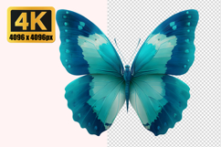 Morpho Amathonte Butterfly Transparent PNG Product Image 1