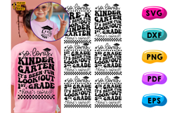 So Long School Bundle Svg, Png, Kindergarten, 1st-4th Grade Product Image 1
