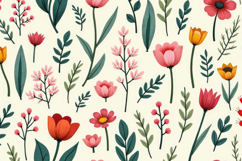 Colorful Floral Background Product Image 1