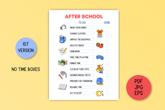 After School Checklist Printable | Kids Daily Routine Chart Product Image 2