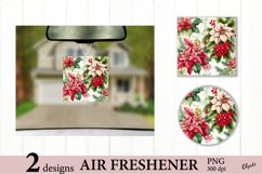 Air Freshener Sublimation PNG. Poinsettia PNG. Air Fresh PNG Product Image 1