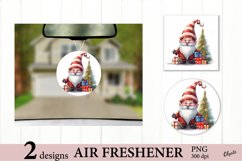 Gnome Airfresh Sublimation PNG. Christmas Air Freshener PNG Product Image 1