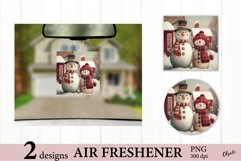 Snowman Airfresh PNG. Christmas Air Freshener PNG Product Image 1