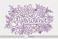 Grandma Floral SVG | Mother’s Day Cut File Product Image 1