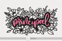 Principal SVG | Floral School Appreciation Design Product Image 1