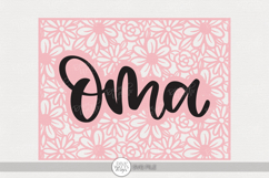 Oma SVG | Floral Background Design for Cards and Gifts Product Image 1