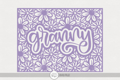 Granny Floral Cutout Design Product Image 1