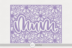 Mum Floral Cutout Design Product Image 1