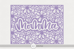 Momma Floral Frame SVG | Mother’s Day Cut File Product Image 1