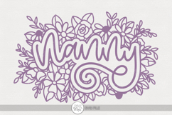 Nanny Floral Outline Design Product Image 1