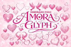 Amora Glyph Font Product Image 1