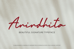 Anindhita - Signature Font Product Image 1