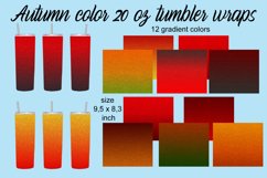 Autumn colors 20 oz tumbler wraps Product Image 1