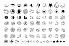 Space Line Icons Set Product Image 2