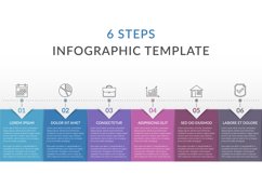 Infographic Template with 6 Steps Product Image 1