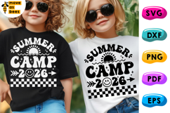Summer Camp 2026 SVG, PNG, Kids Summer Camping Shirt Svg PNG Product Image 1