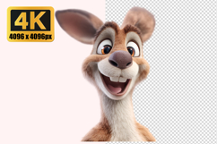 Cheerful Kangaroo Transparent PNG Product Image 1