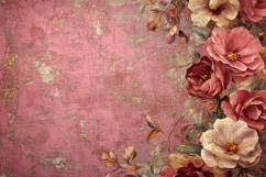 Pink Floral Background Wallpaper Product Image 1