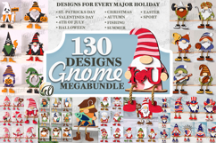 3D Gnome Mega Bundle Laser cut. Holiday gnomes decorations Product Image 1