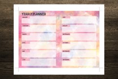 Abstract Watercolor B6 Size Notebook Inserts Product Image 5