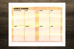 Yellow Sunset Abstract Watercolor B6 Size Notebook Inserts Product Image 3