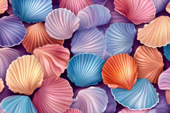 Seashells Background Wallpaper Product Image 1