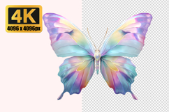 Holographic or Ethereal Butterfly Transparent PNG Product Image 1