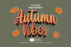 Autumn Text Effect 3D Style Product Image 1