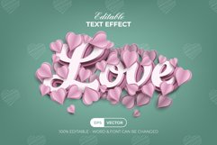 Love Text Effect 3D Style Product Image 1
