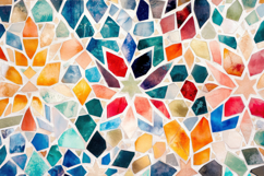 Bright Abstract Mosaic Tile Background Wallpaper Product Image 1