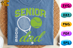 Tennis Senior Dad Svg, Png, Class Of 2026 Dad Shirt Svg Product Image 1