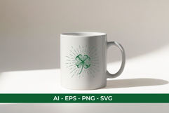 Vintage St Patrick’s Day Clover SVG Product Image 4