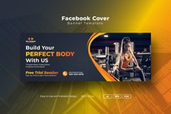 Facebook Cover Template for Fitness or Gym Product Image 1