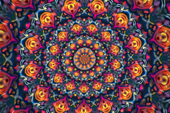 Colorful Mandala Pattern Background Product Image 1