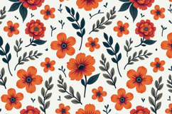 Cute Floral Pattern Background Product Image 1