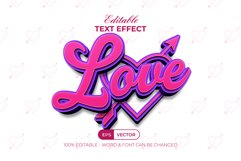 Love Pink Text Effect Style Product Image 1