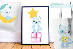 Baby Kitty Boy Graphic &amp; Illustration Product Image 3