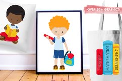 Back to School Boys Graphic &amp; Illustration - Sublimation Product Image 2