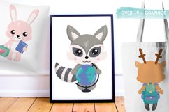Back to School Animals Graphic &amp; Illustration - Sublimation Product Image 2