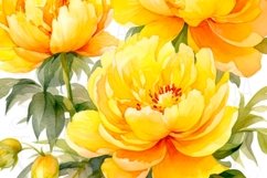 Yellow Peonies PNG Digital Download Product Image 6