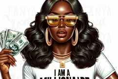 Melanin Millionaire T-Shirt Print on Demand, Feminist Shirt Product Image 4