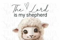 Lord is My Shepherd | Religious PNG | Sheep | Nursery Bible Product Image 4